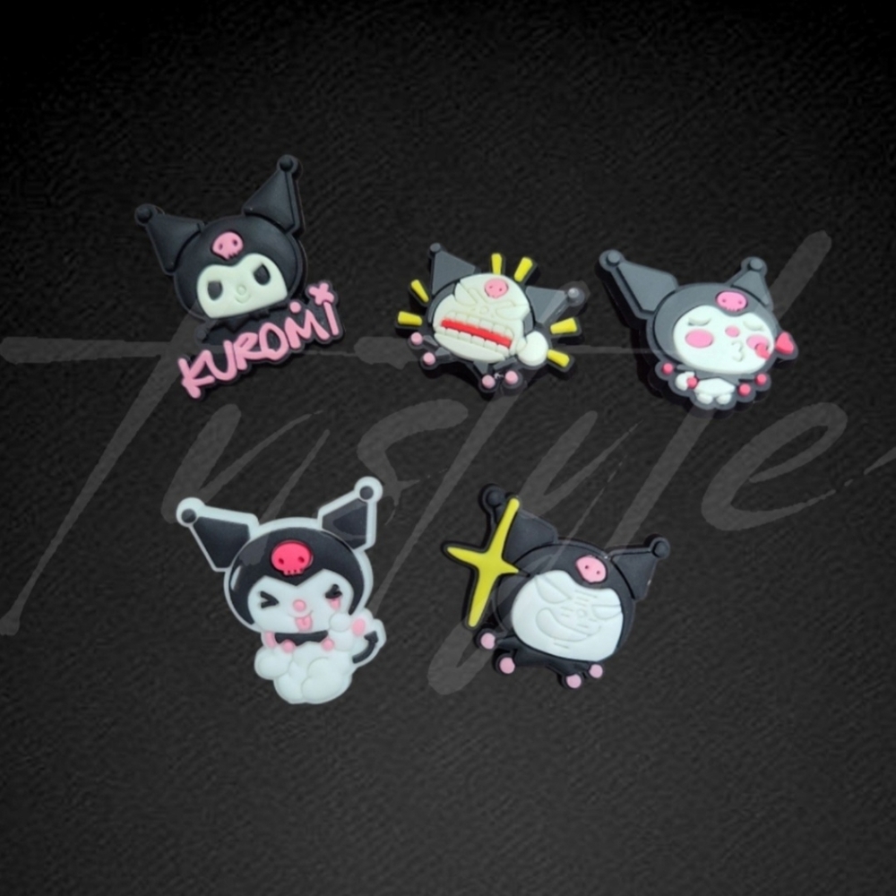 4/$20 ⭐️ONLY SET⭐️ Kuromi Shoe Charms
